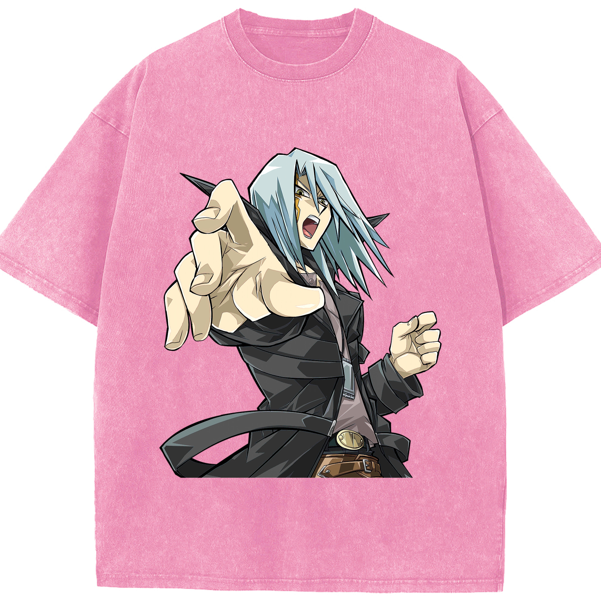 （画像用） 遊☆戯☆王 Yu-Gi-Oh! 綿100% ヴィンテージ風 半袖Tシャツ（フロントプリント）
